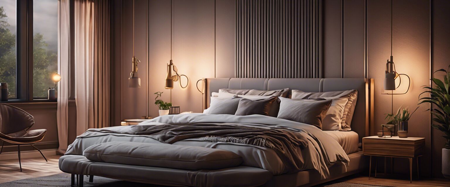 Ambient lighting in bedroom