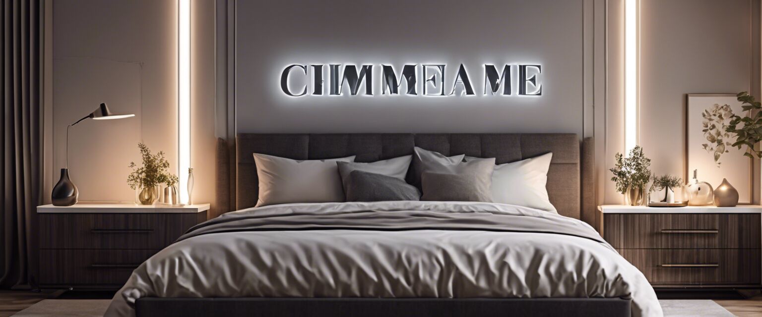 LED name mirror light